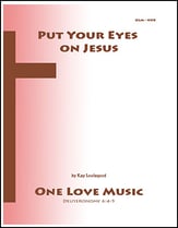 Put Your Eyes on Jesus Unison choral sheet music cover